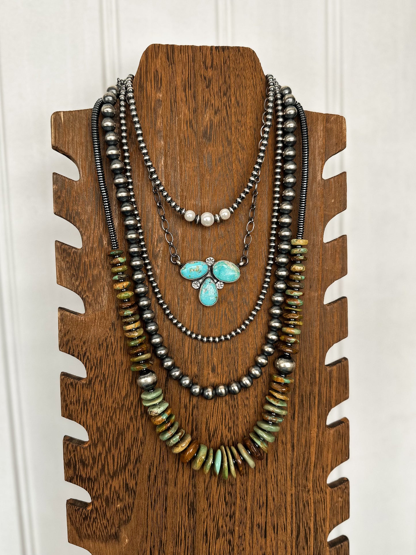 Freshwater & Sterling Silver Pearl Necklace