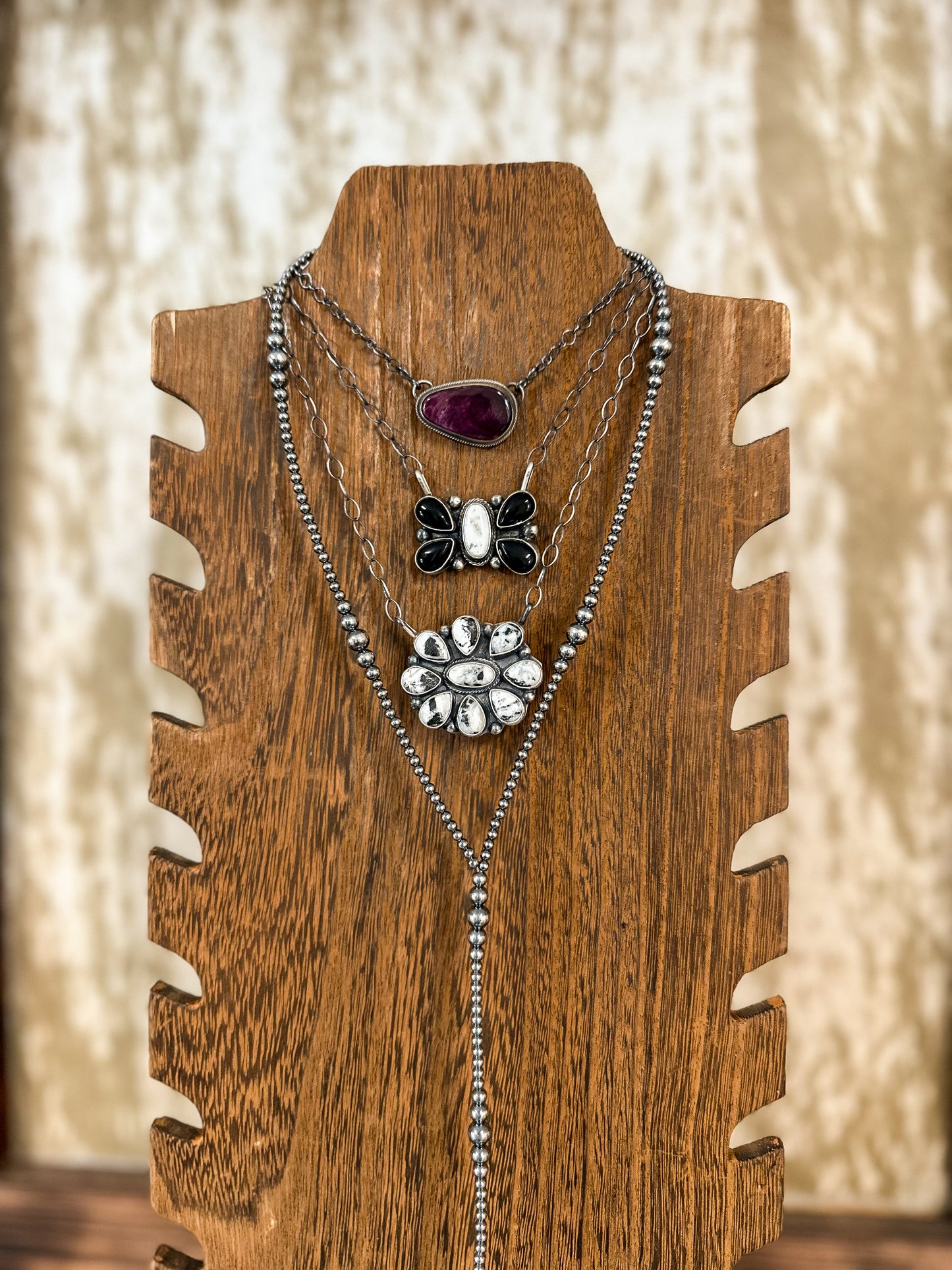 Sterling Silver Graduated Pearl Lariat