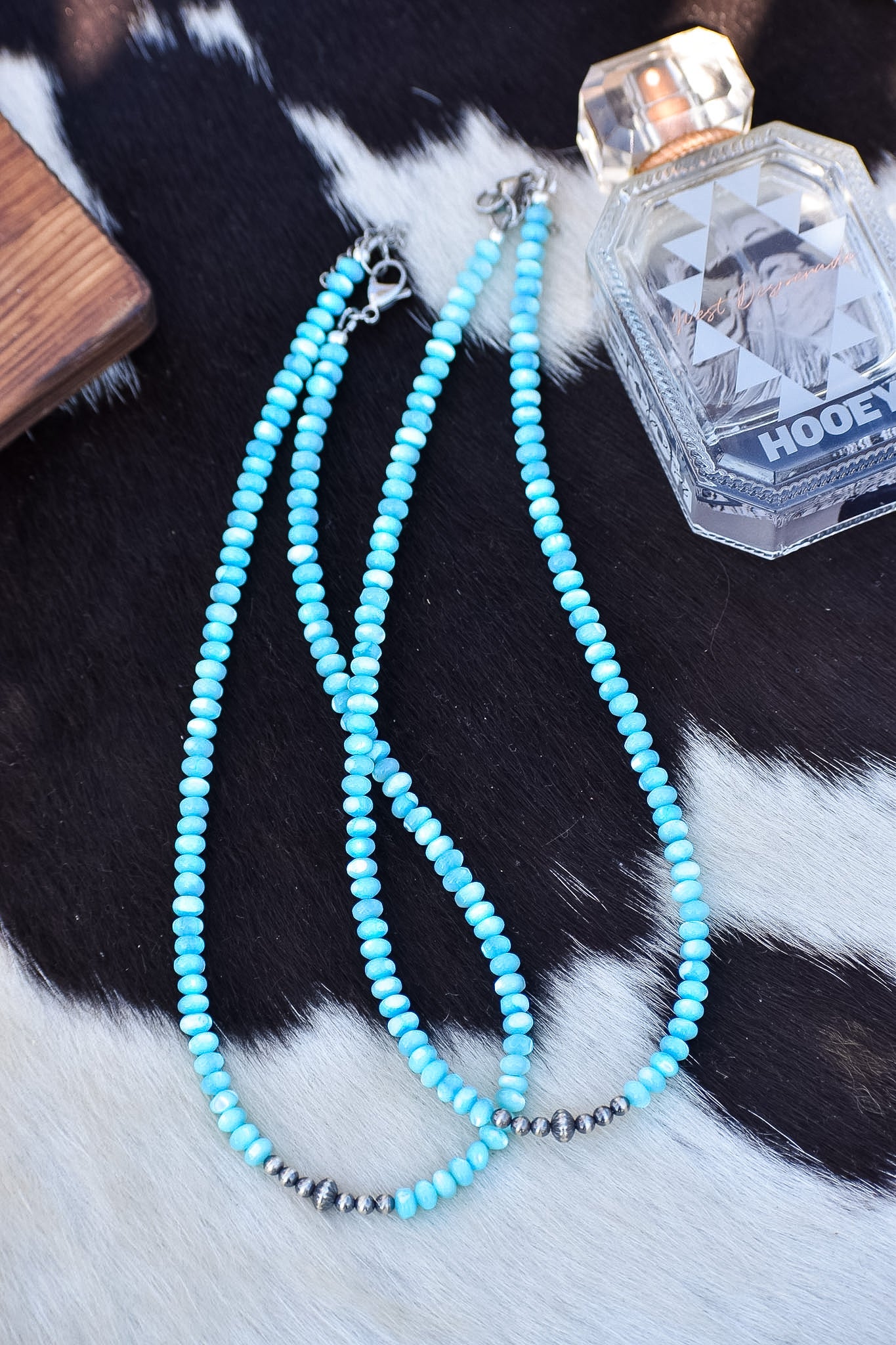 Blue Pearl Necklace