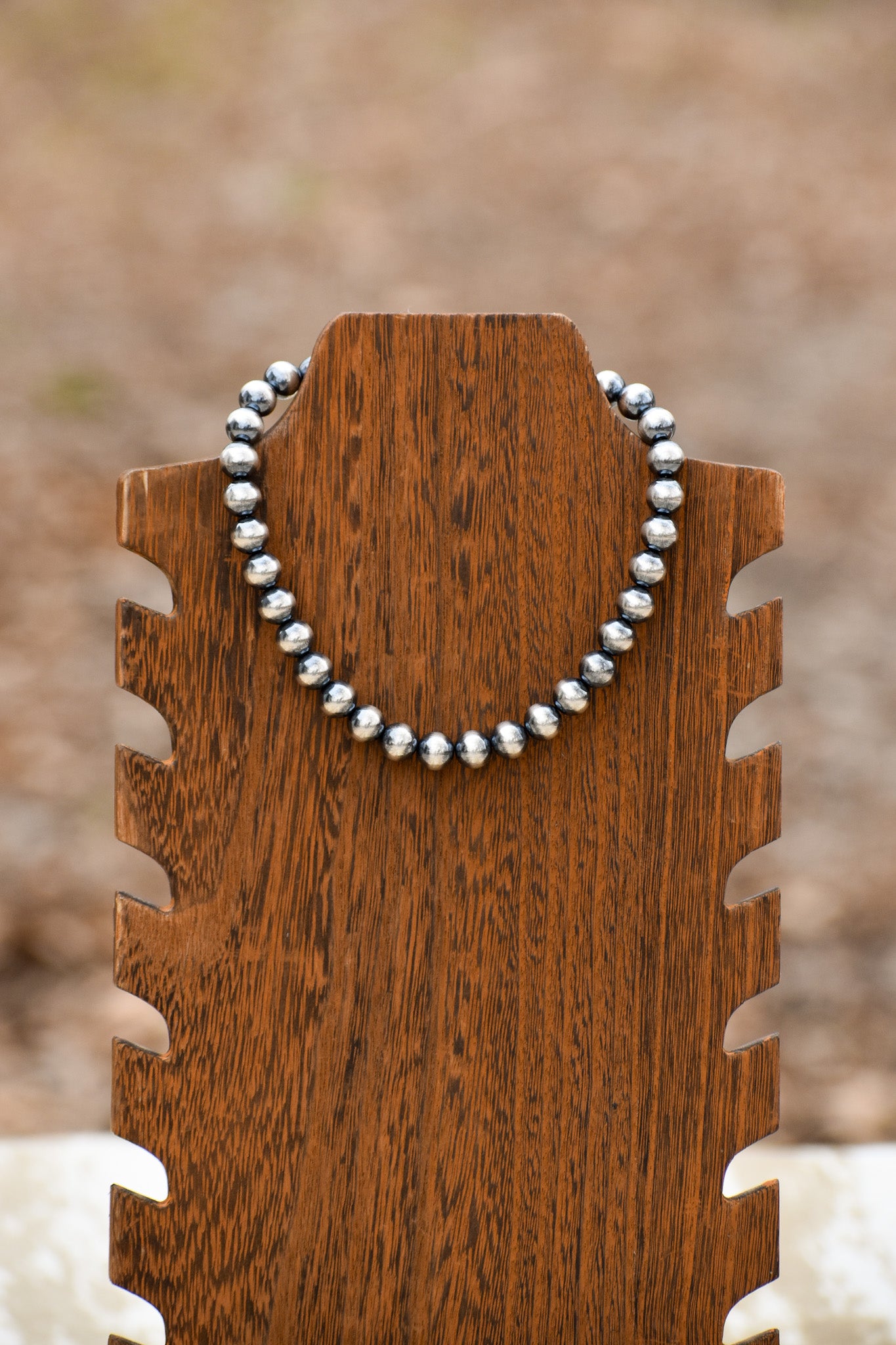 10mm Sterling Pearl Necklace