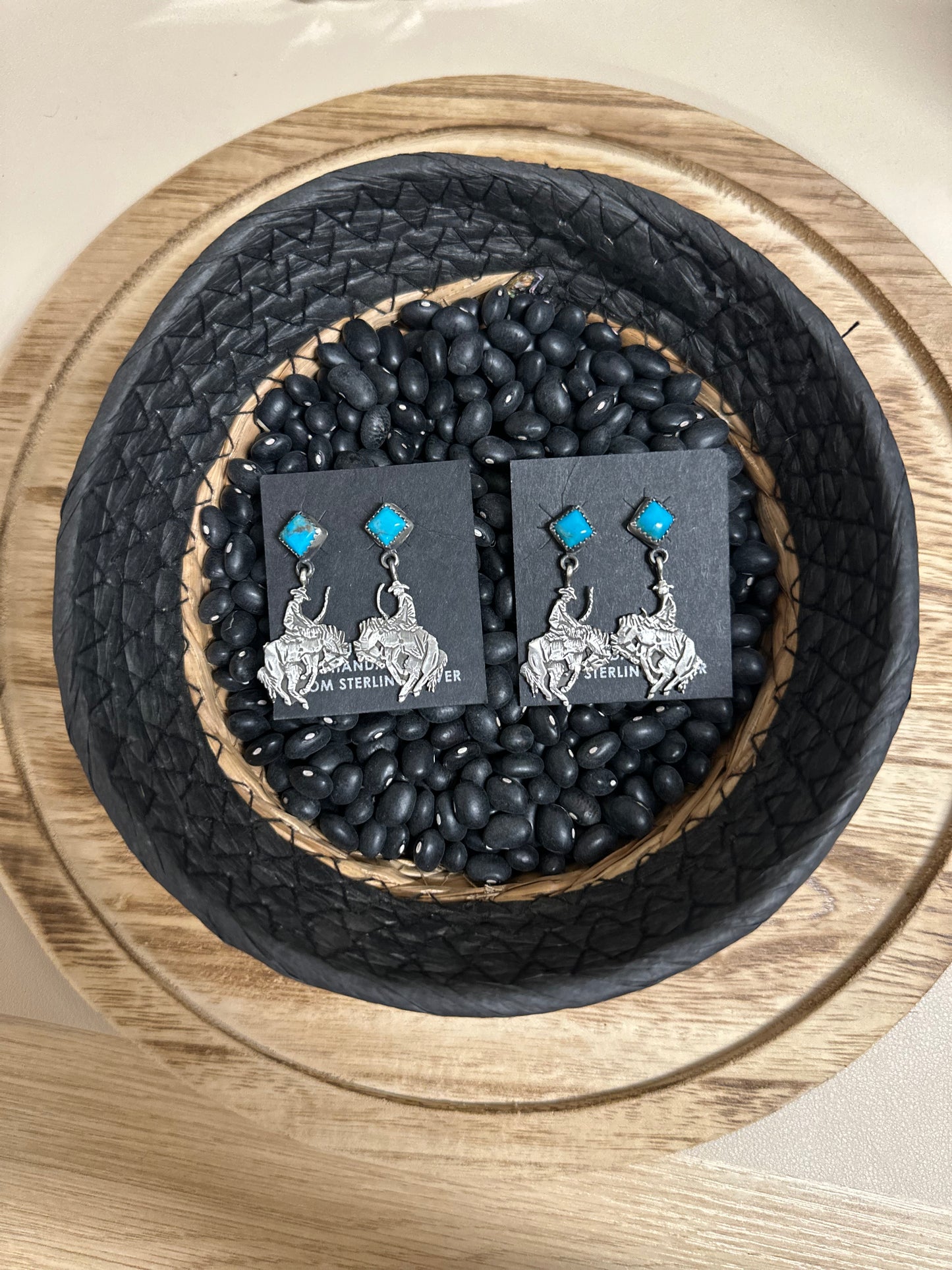Bronc Rider Earrings