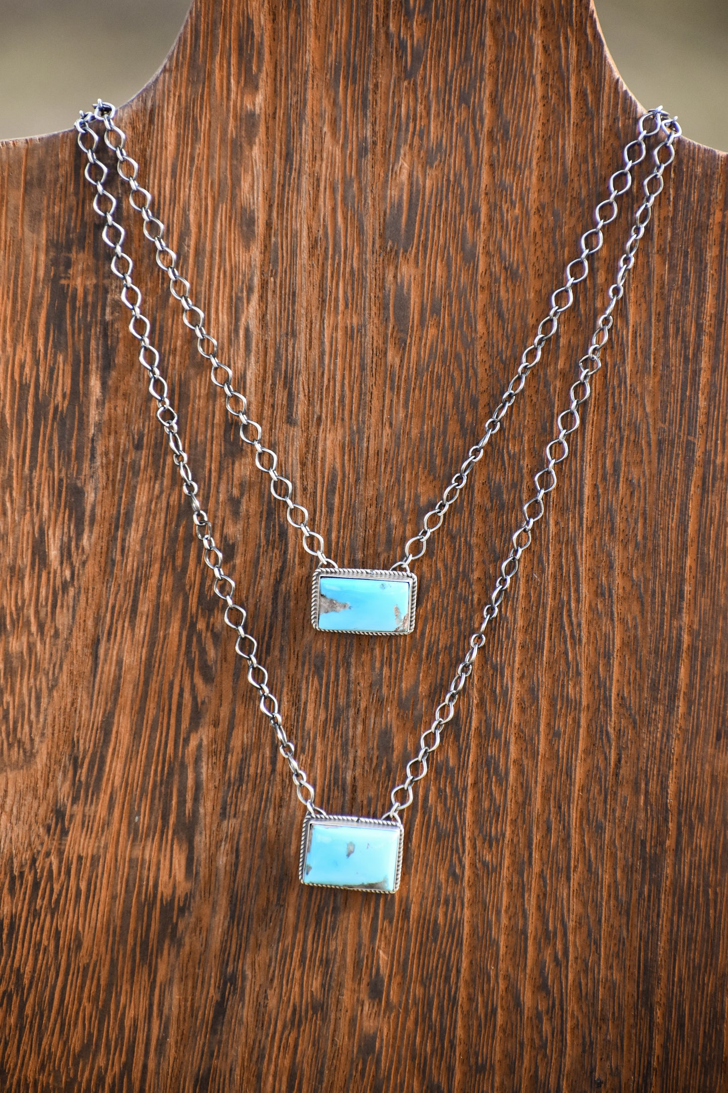 Turquoise Bar Necklace