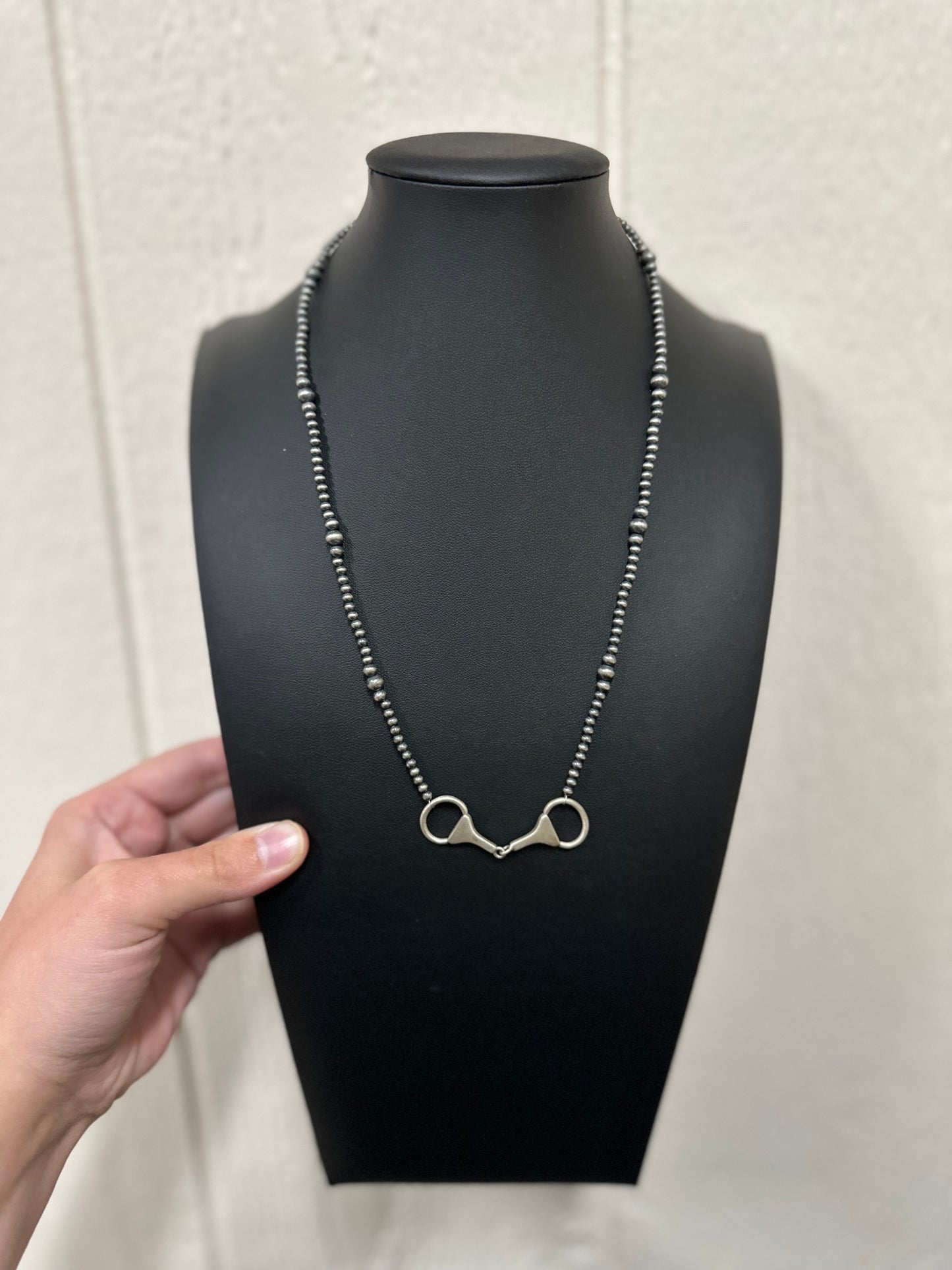 Graduated Snaffle Bit Necklace