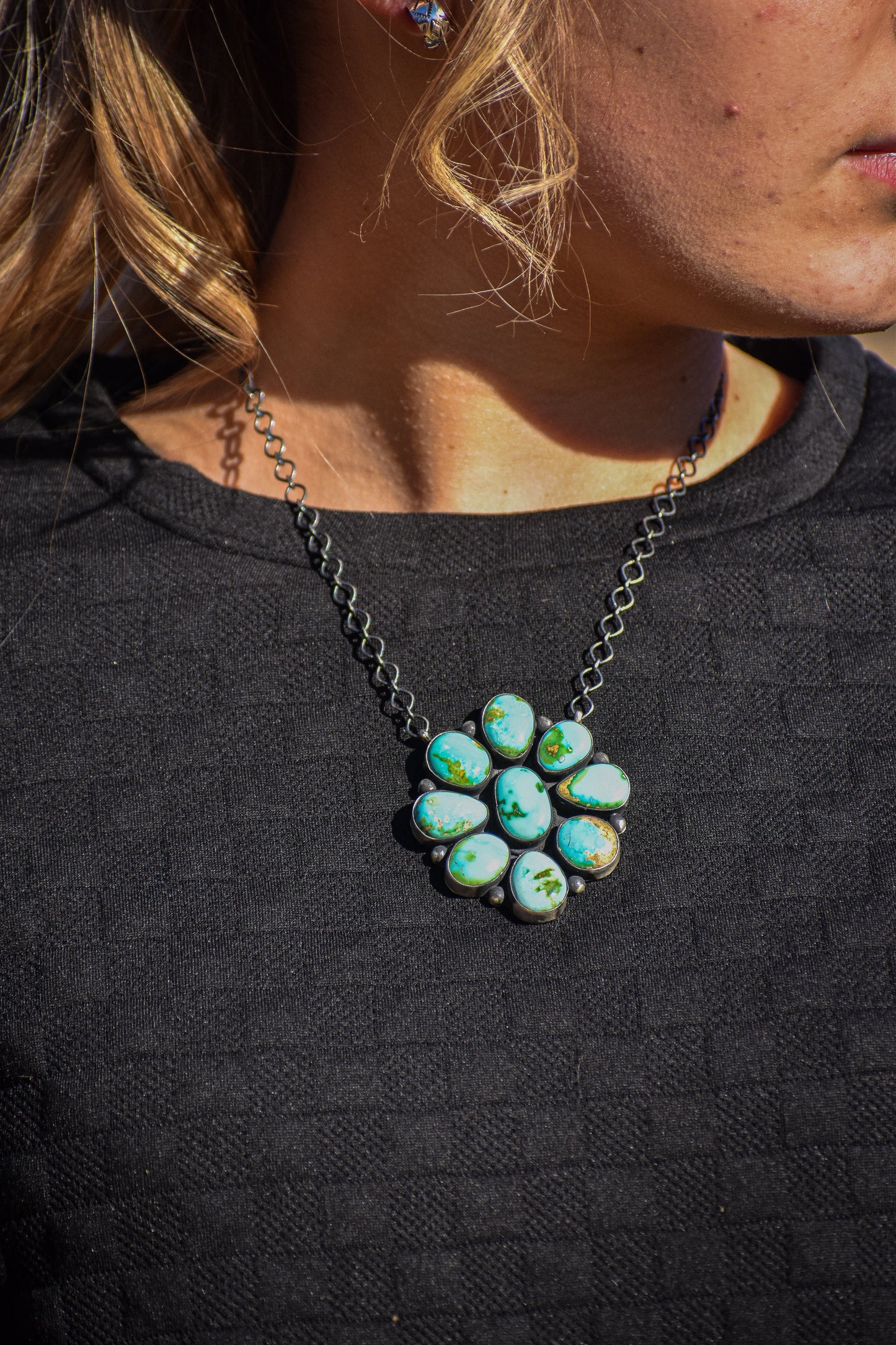 Sonoran Gold Cluster Necklace