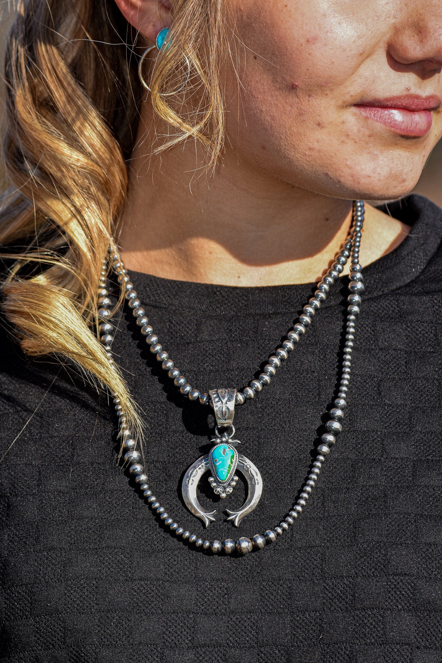 Naja Pendant Pearl Necklace