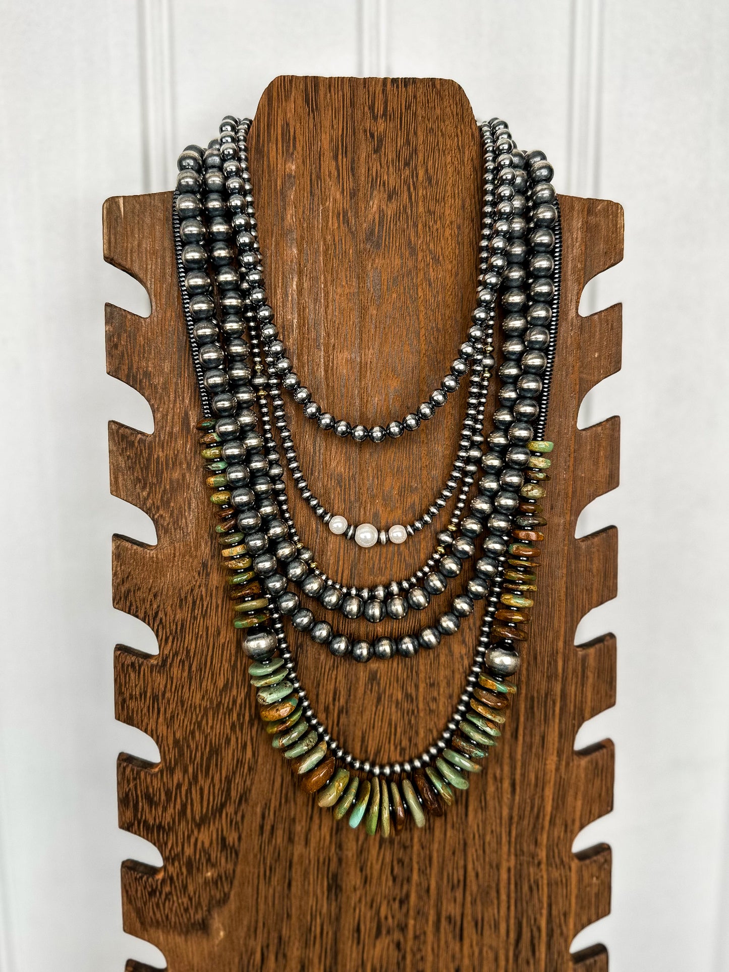 Freshwater & Sterling Silver Pearl Necklace