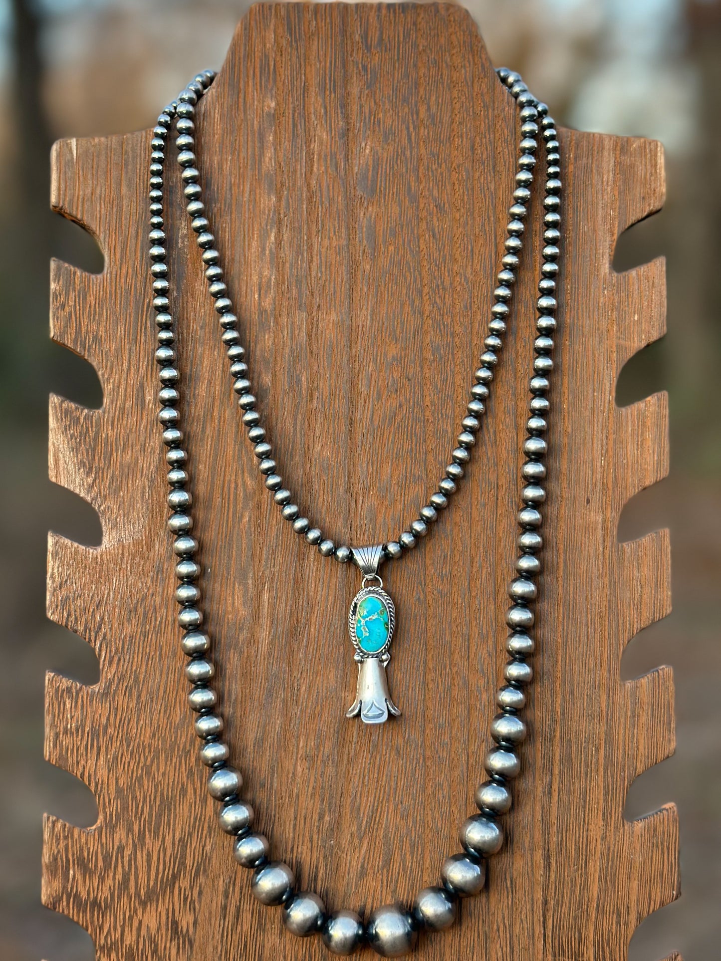 Blossom Pendant Pearl Necklace