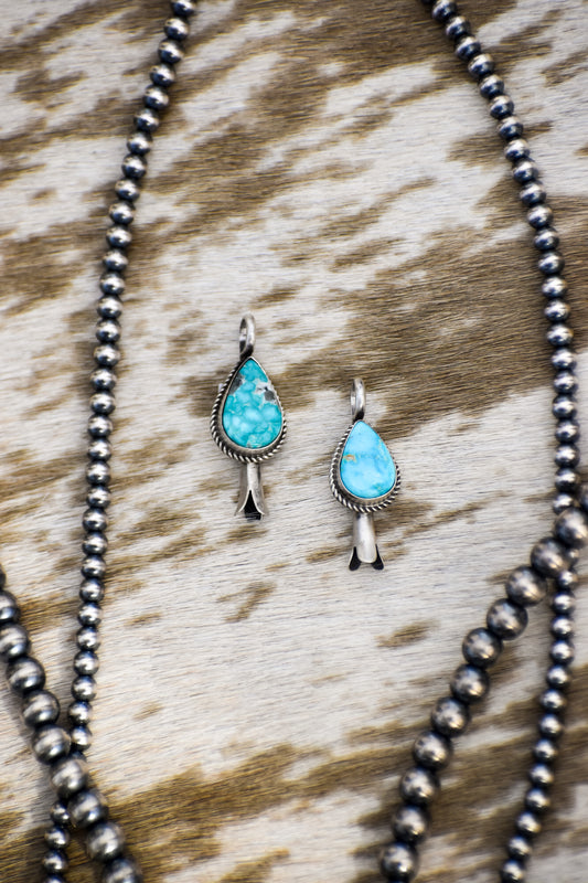 Turquoise Blossom Pendant