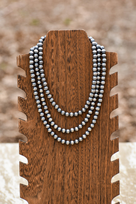 8mm Sterling Silver Pearls