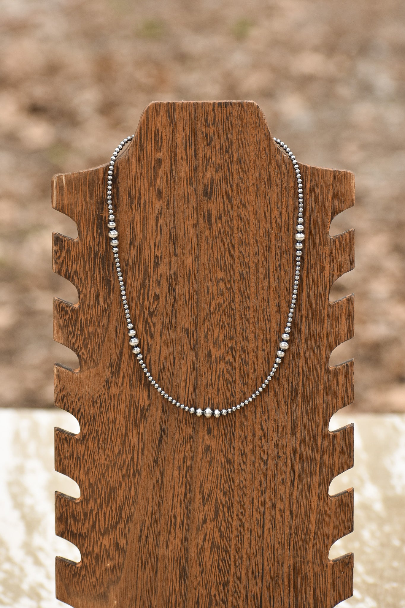 Graduated Sterling Silver Pearls