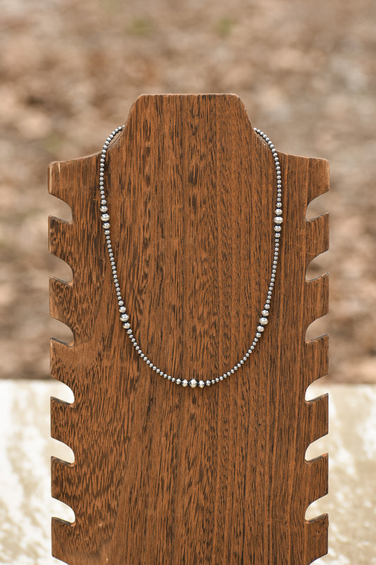 Graduated Sterling Silver Pearls