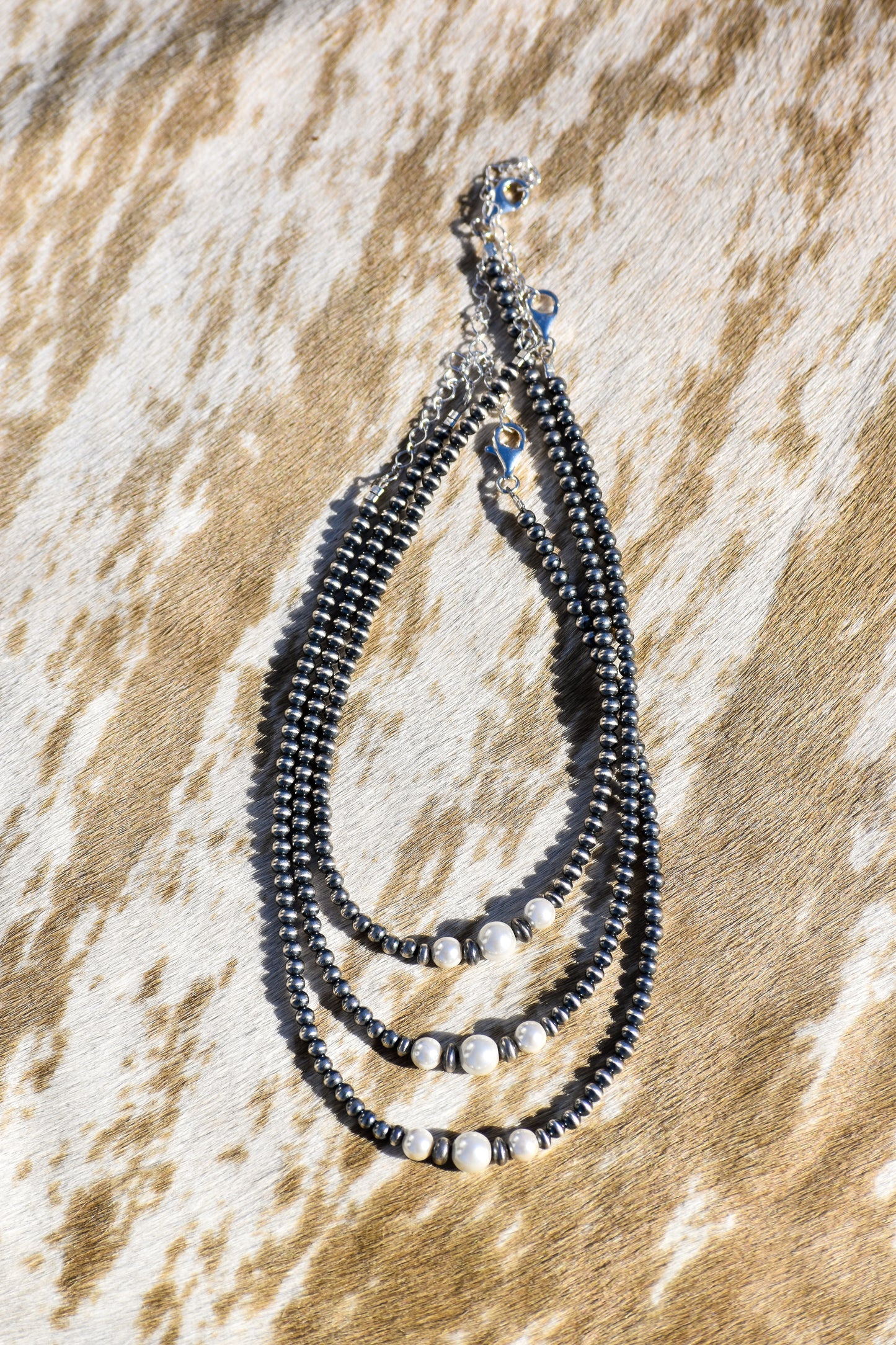 Freshwater & Sterling Silver Pearl Necklace