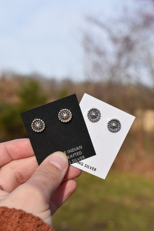Sterling Starburst Studs