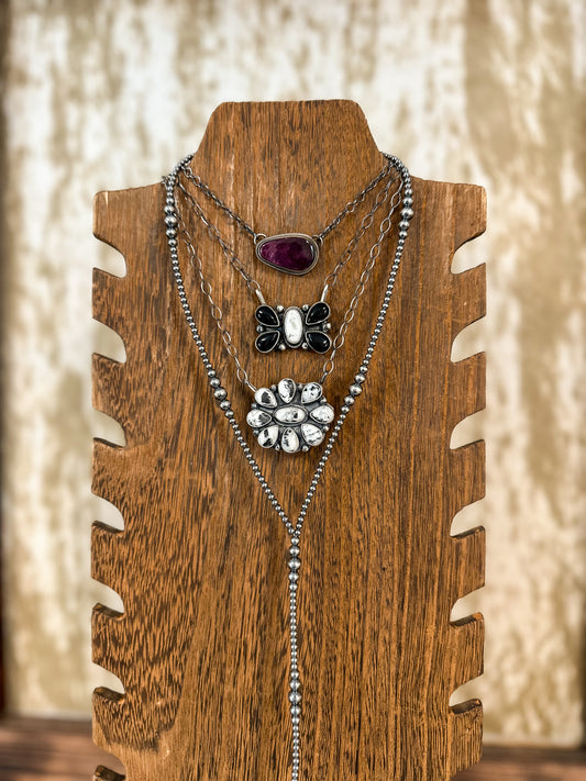 Purple Spiny Necklace