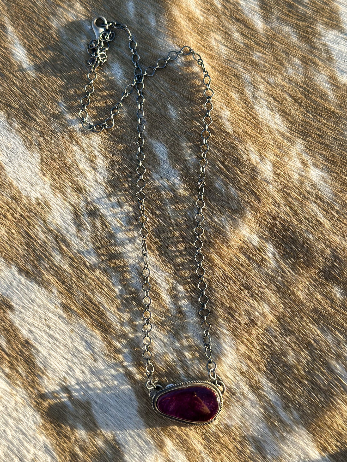 Purple Spiny Necklace