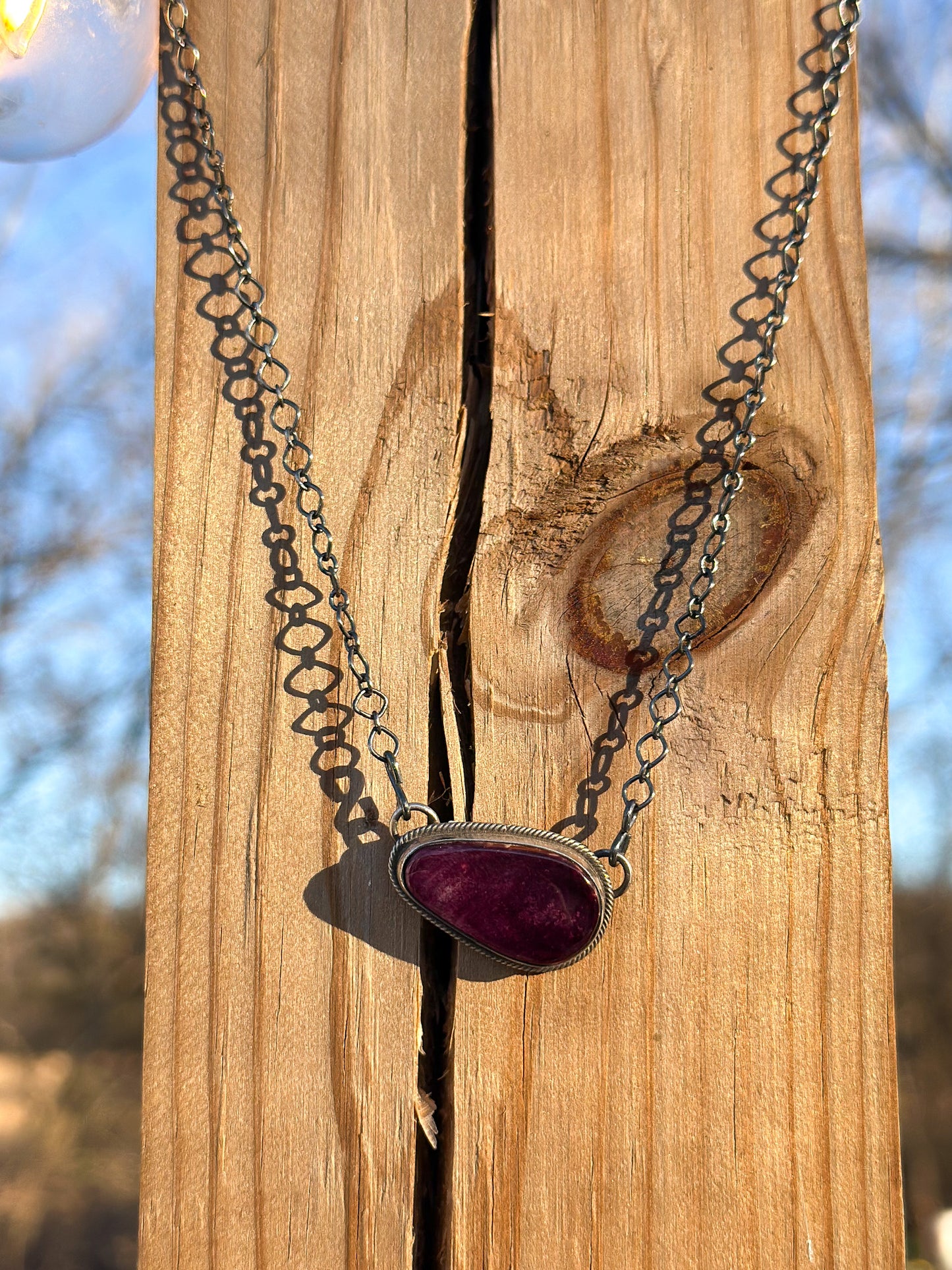 Purple Spiny Necklace