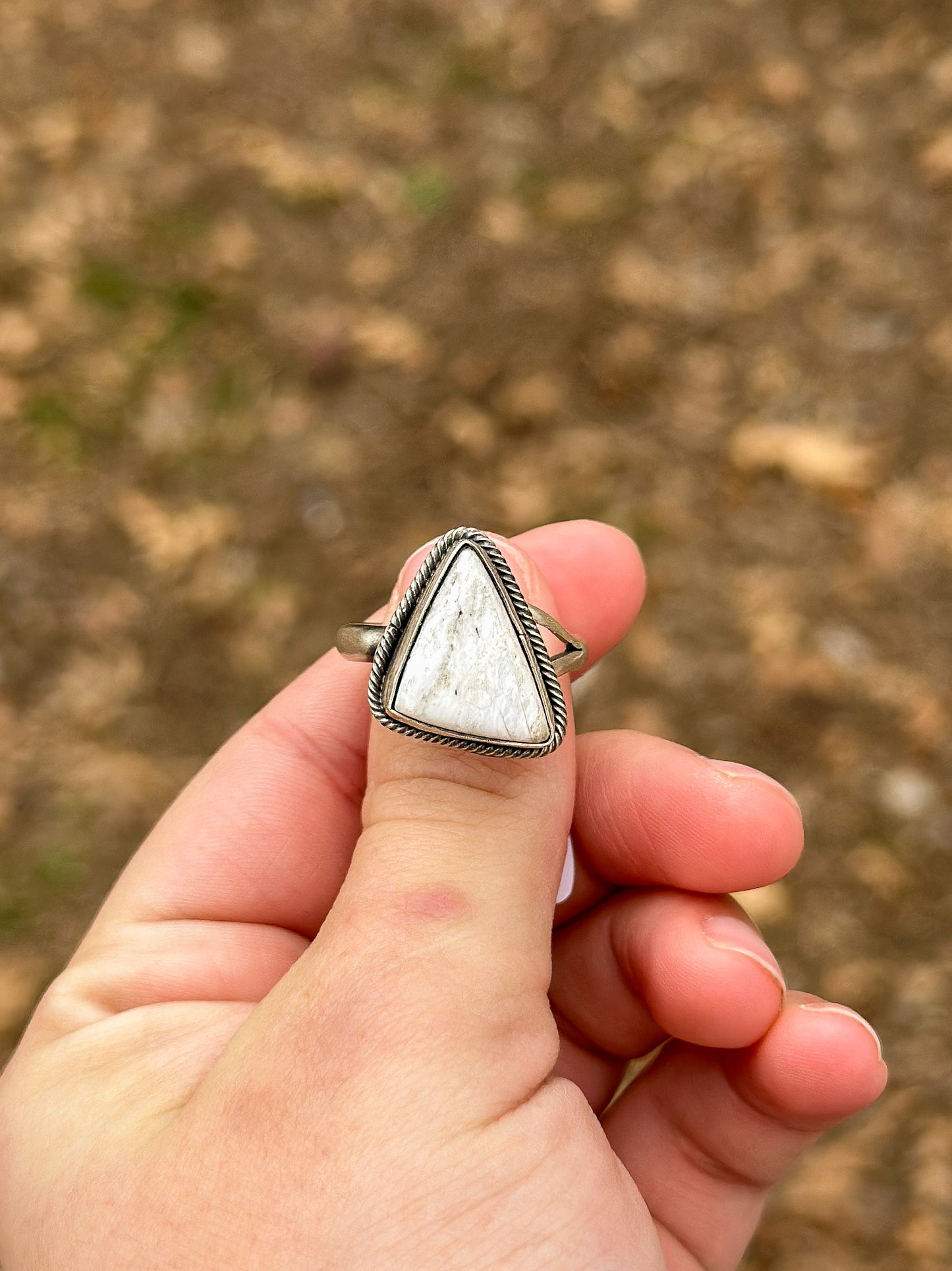 White Buffalo Ring
