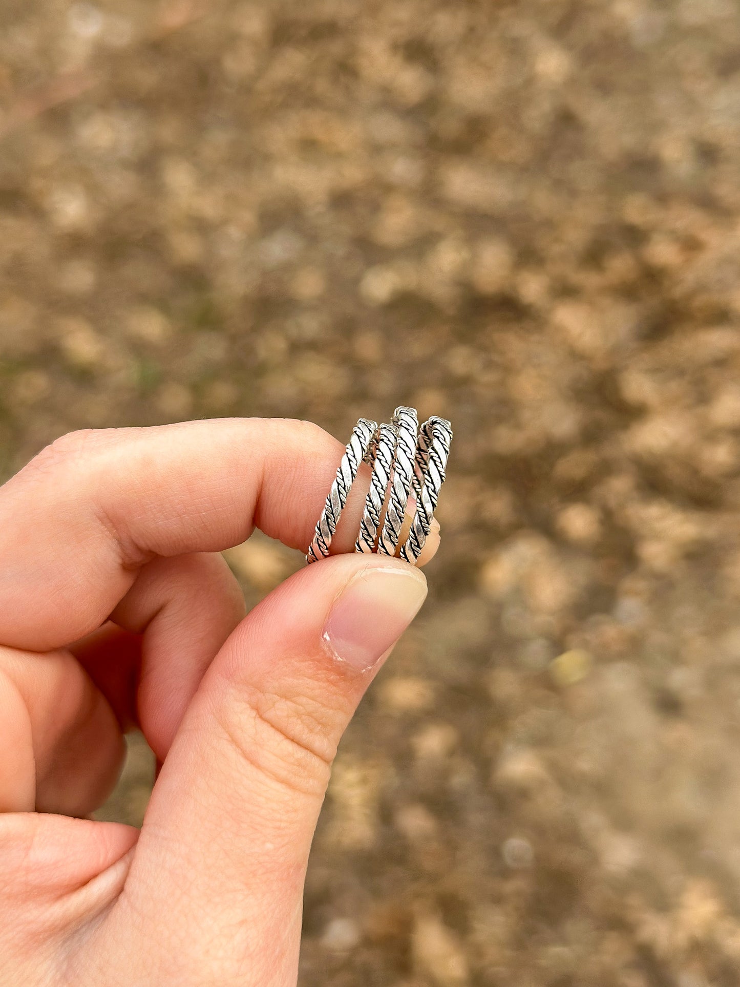Sterling Silver Braided Ring