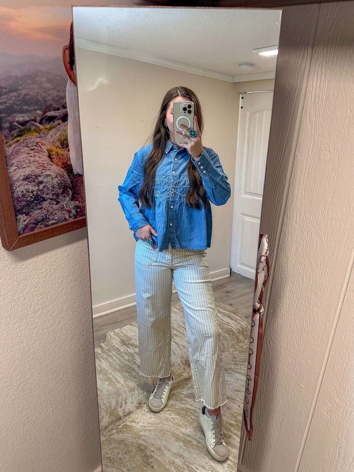 Lou Denim Top