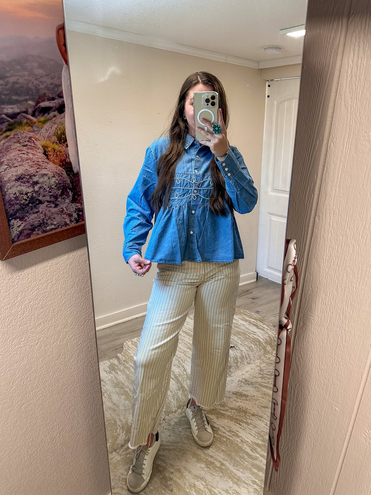 Lou Denim Top
