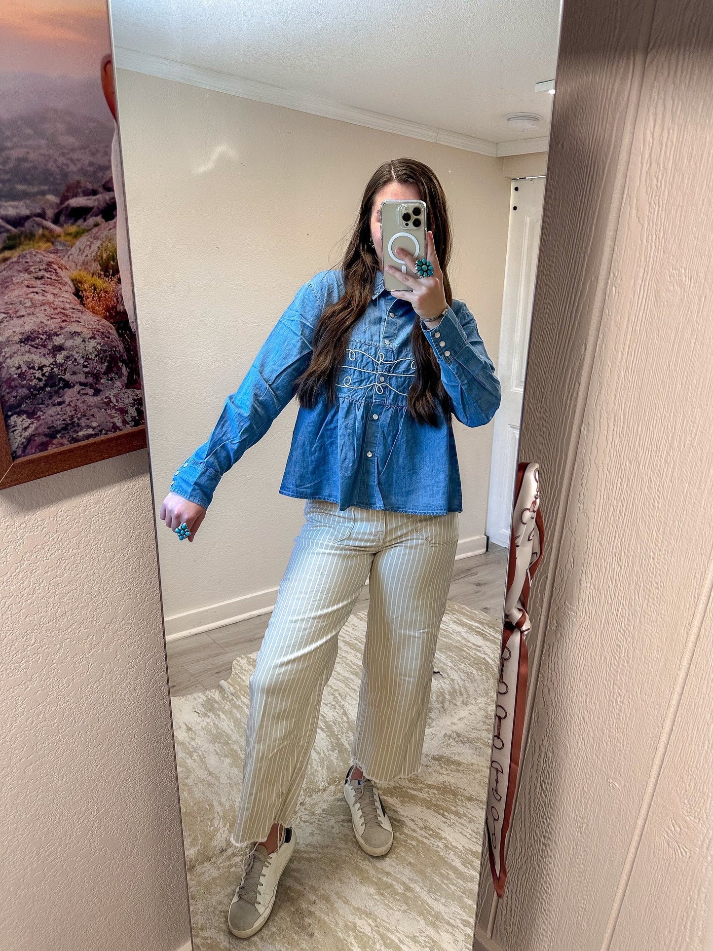 Lou Denim Top