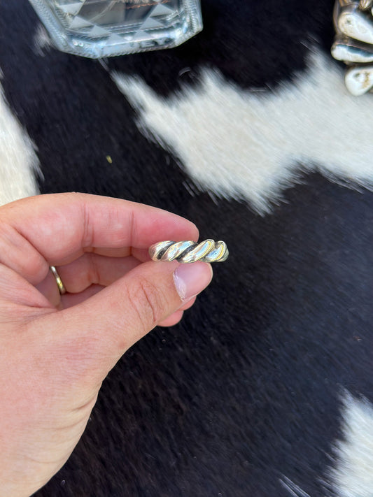 Thick Twisted Ring