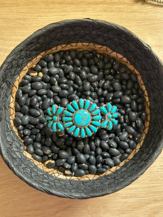 Turquoise Cluster Cuff