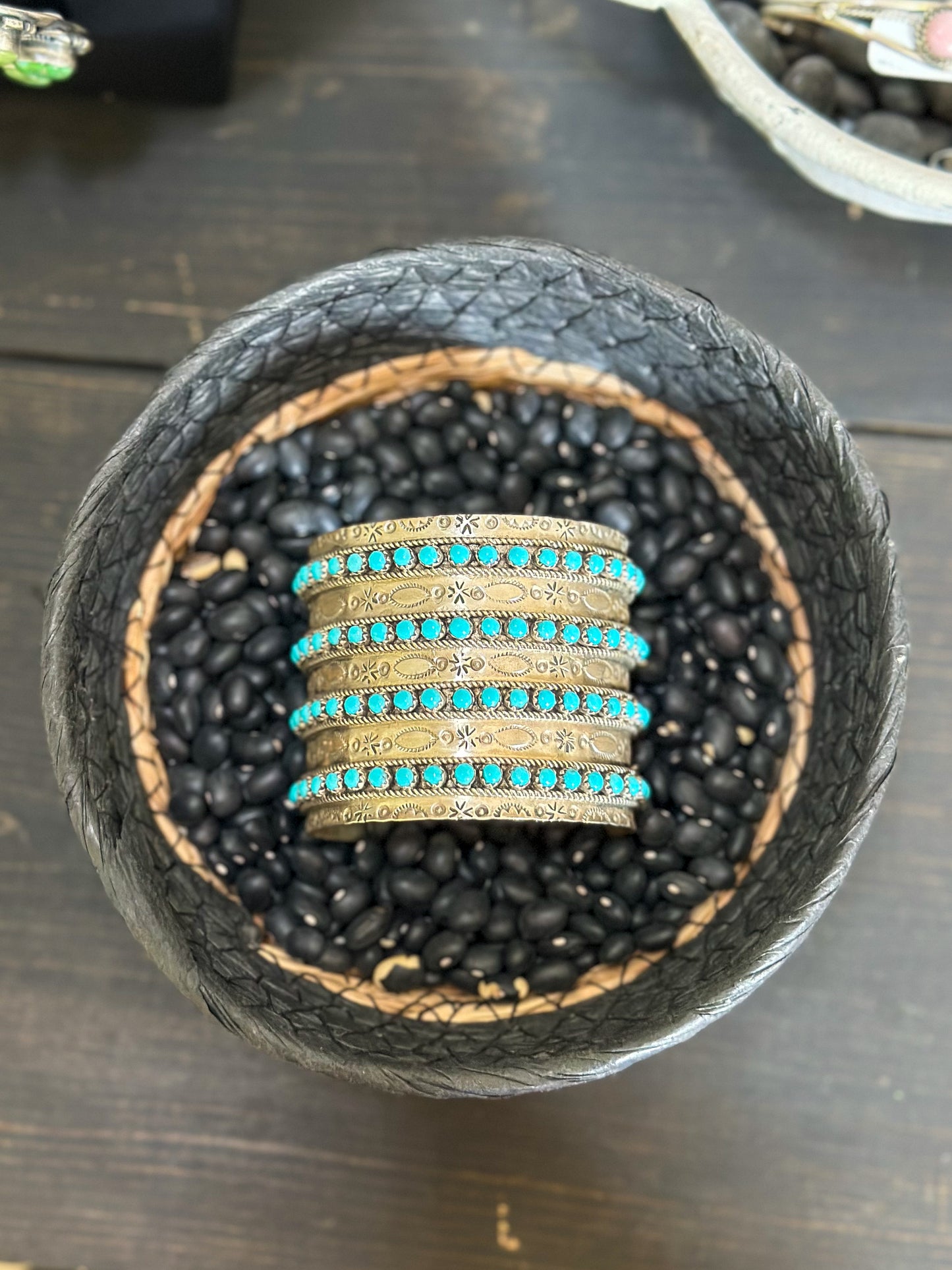 Turquoise & Sterling Cuff