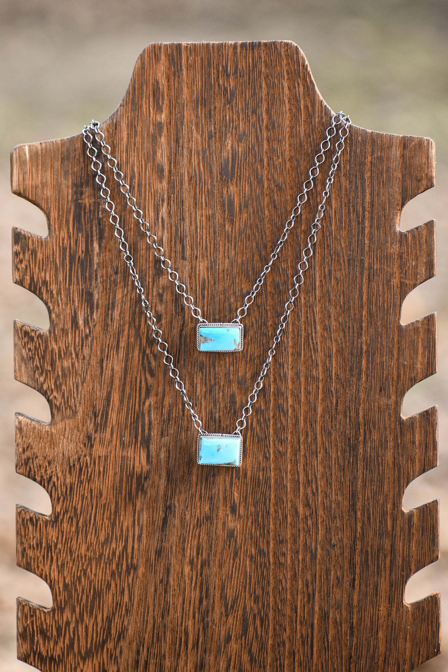 Turquoise Bar Necklace