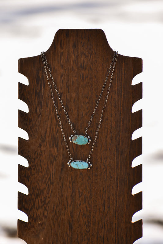Turquoise Beaded Detail Necklace
