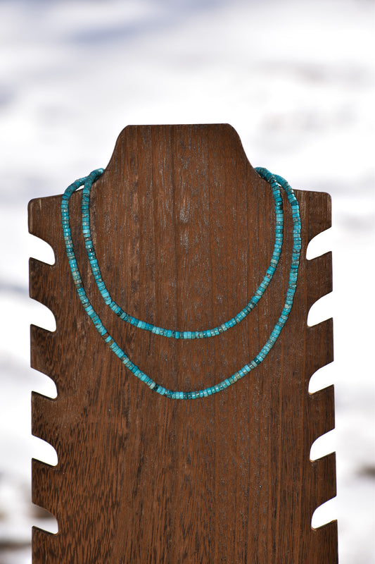 Turquoise Heishi Necklace