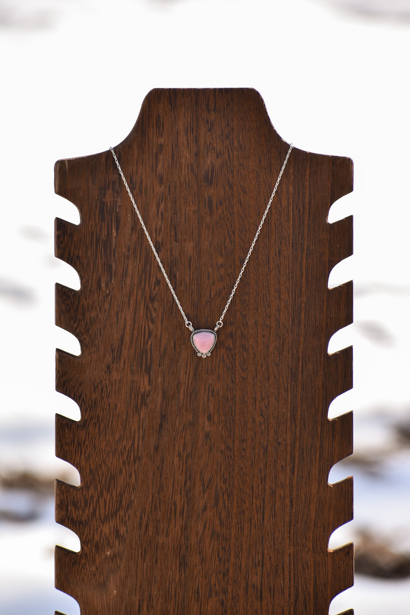 Pink Conch Necklace